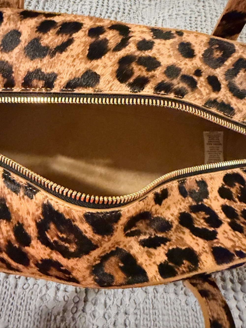 NWT Mansur Gavriel Helios Shoulder Bag leopard - Picture 7 of 9